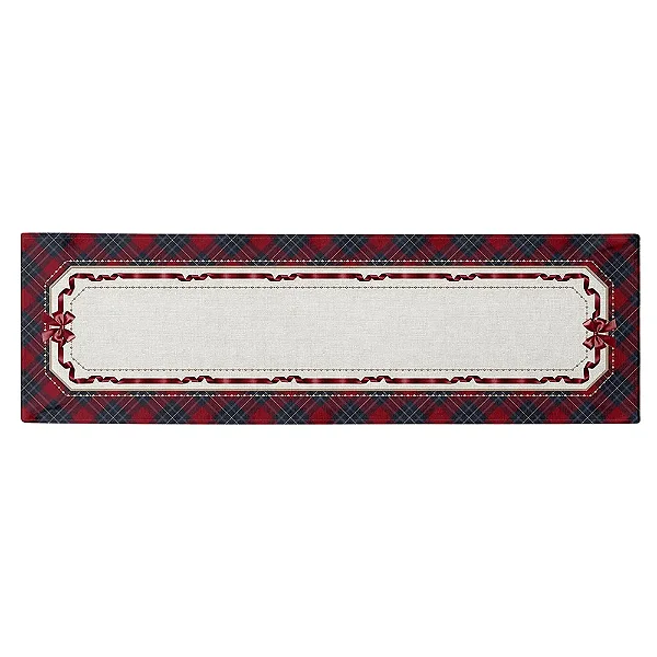 Trilho de Mesa Natalino - Laço - 42cm x 1,41m - Belchior