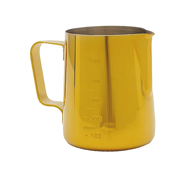 Leiteira Inox Golden - 600ml - Mimo Style