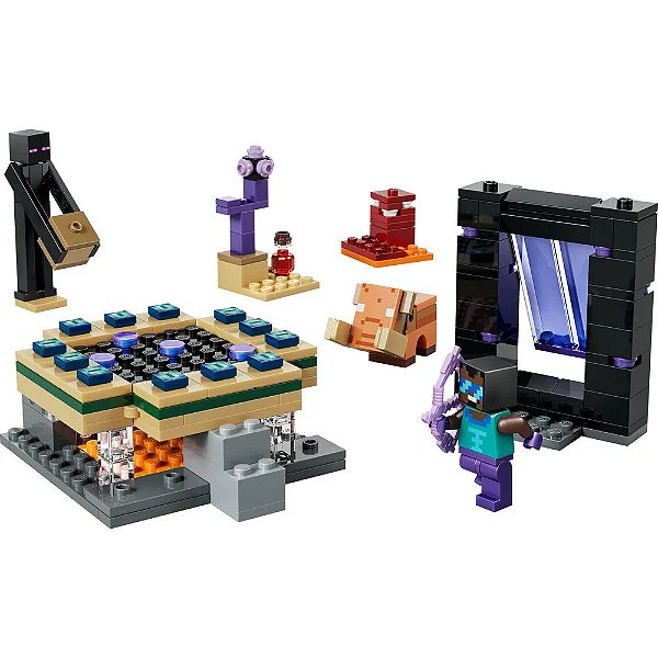 Lego Minecraft Nether e o Portal do End 192 Peças - Lego