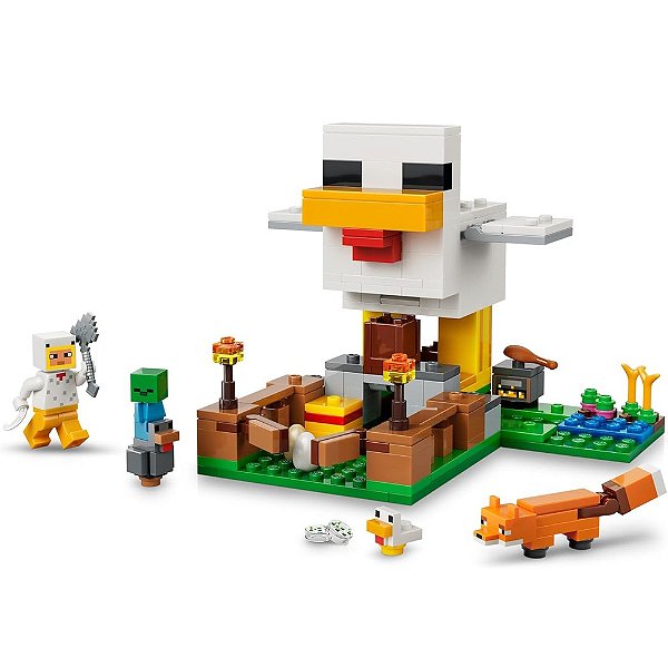 Lego Minecraft Fazenda de Galinhas 233 Peças - Lego