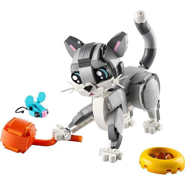 Lego Creator 3 em 1 Gato Brincalhão 407 Peças - Lego