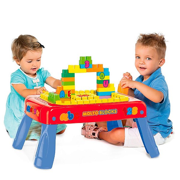 Baby Land Mesinha Criativa Molto Blocks - Cardoso