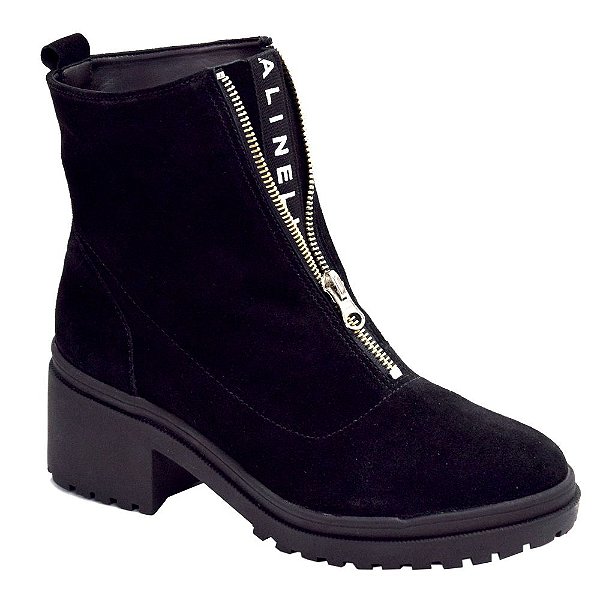 bota lia line preta