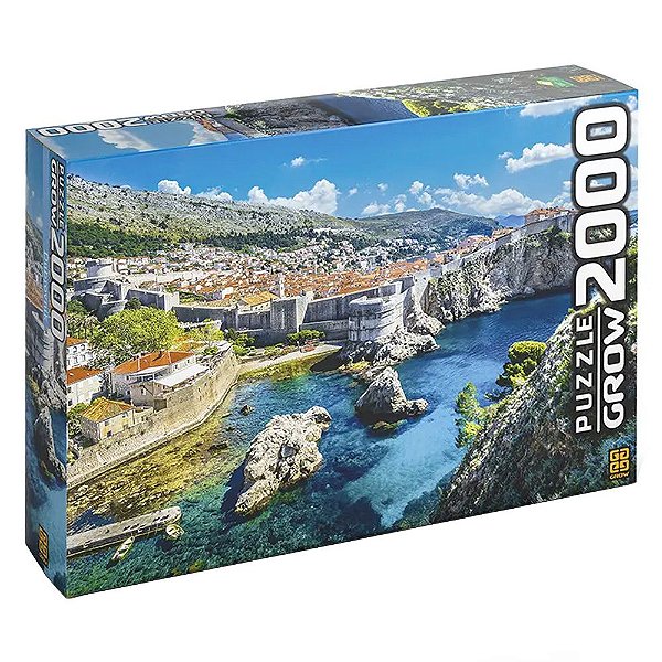 Quebra-Cabeça 2000 Peças - Dubrovnik - Grow