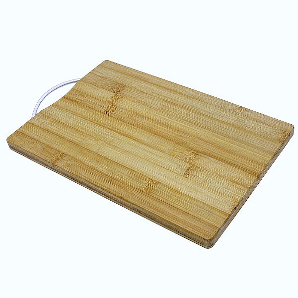 Tábua Gourmet em Bambu com Alça EcoKitchen - 36cm - Mimo