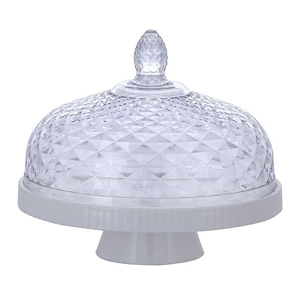 Queijeira Luxxor 22cm - Branco - Paramount