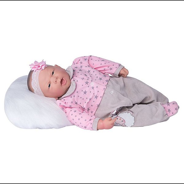 Boneca Ninos Reborn Sons de Bebê - Menina - Cotiplás
