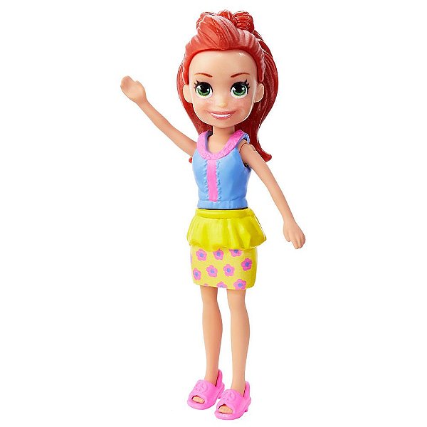 Polly Pocket - Lila - Blusa Lilás e Saia Amarela - Mattel
