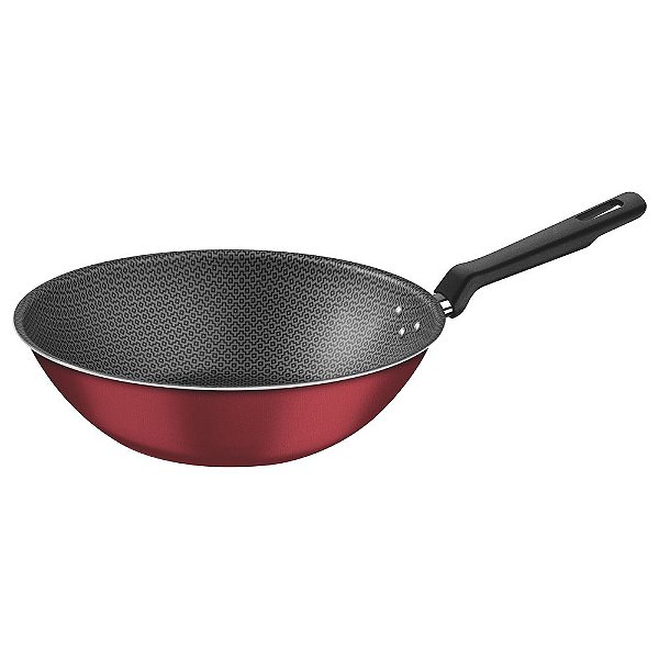 Frigideira Wok Loreto 28cm - Vermelha - Tramontina