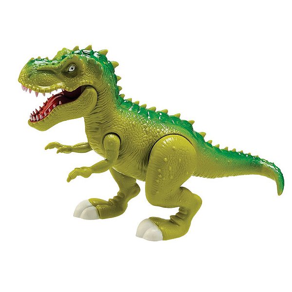 Dinossauro Tiranossauro Attack - Verde - Adijomar
