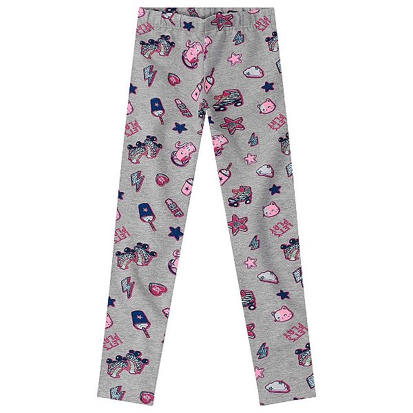 Calça Legging Flanelada - #BFF - Malwee - Casa Joka