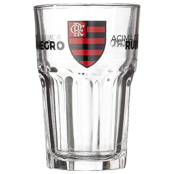 Copo de Vidro Bristol Flamengo - 520ml - Brasfoot
