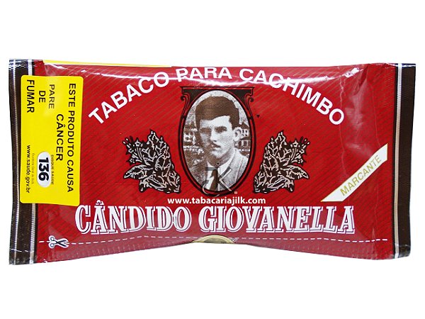 Tabaco/Fumo Para Cachimbo Cândido Giovanella Marcante (Cereja) 45g