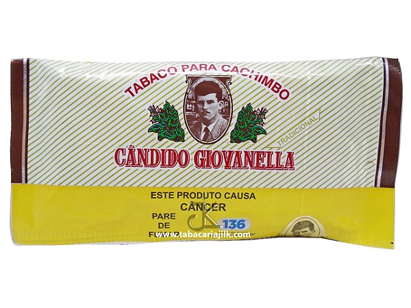 Tabaco/Fumo Para Cachimbo Cândido Geovanella Tradicional (Chocolate) 45g