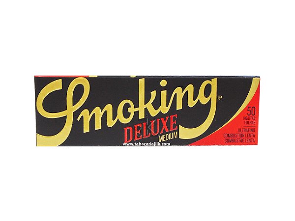 Seda Smoking Deluxe Medium 1.1/4 C/50 Folhas