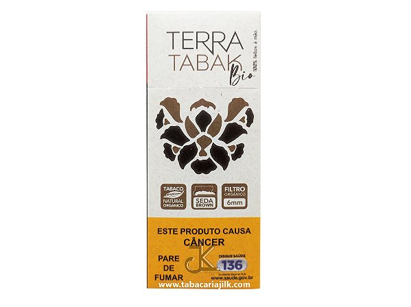 Cigarro de Seda Terra Tabak Bio Com Filtro C/20