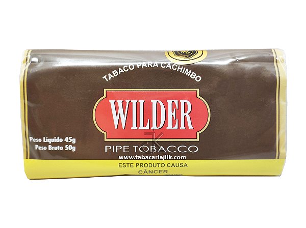 Tabaco/Fumo Para Cachimbo Wilder Marrom Chocolate Alpino 45g