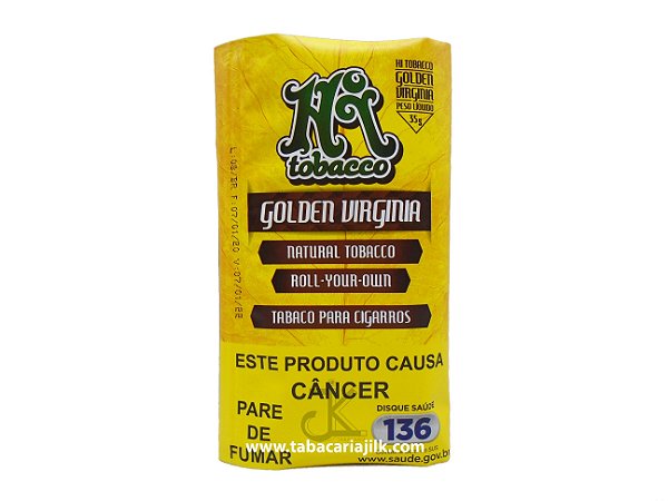 Tabaco/Fumo para Cigarro Hi Tobacco Golden Virginia 35g