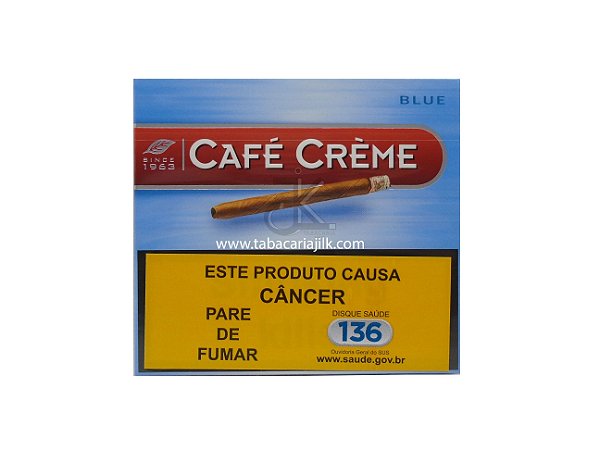 Cigarrilha Café Crème Blue (Azul) C/10