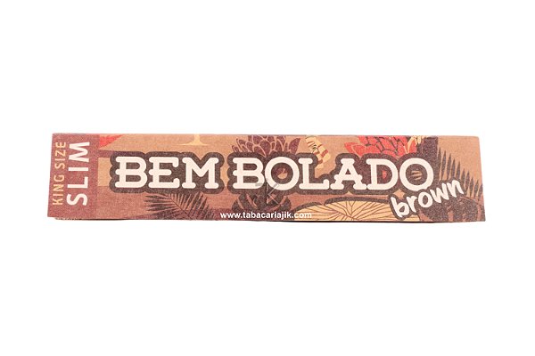 Seda Bem Bolado Brown Slim King Size C/35 Folhas