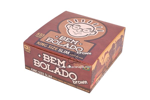 Seda Bem Bolado Brown Slim King Size Caixa C/50