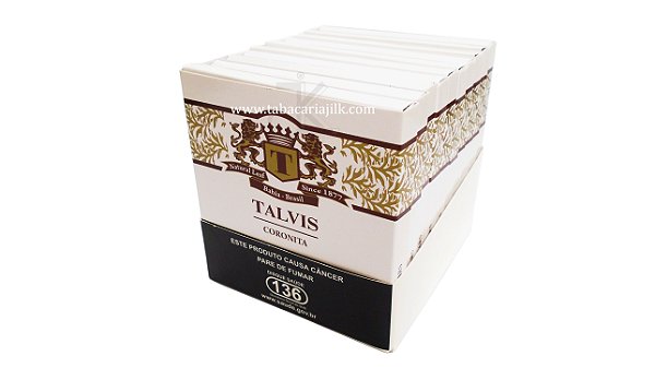 Cigarrilha Talvis Brown (marrom) Coronita Display C/10X10
