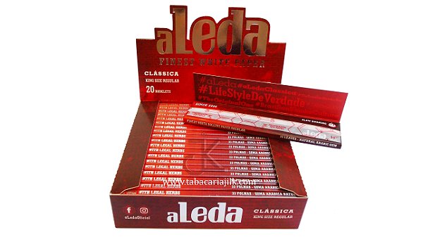 Seda aLeda Clássica king size regular finest white paper CX C/20