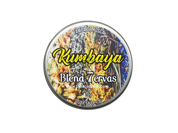 Kumbaya 7 Ervas Sem Tabaco lata 20g