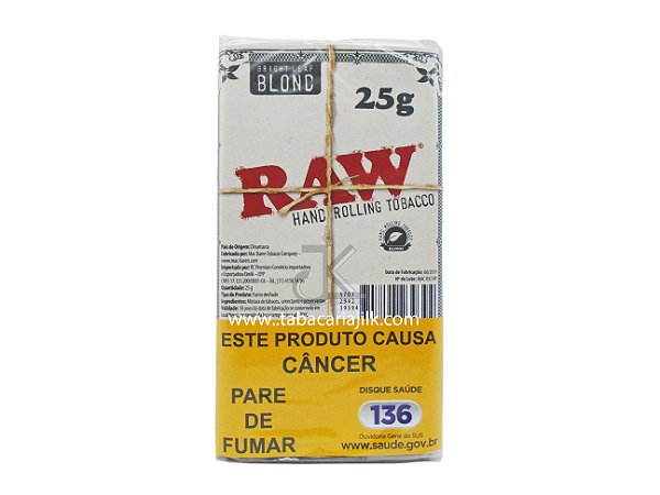 Tabaco/Fumo para Cigarro RAW Blond 25g