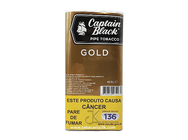 Tabaco/Fumo para Cachimbo Captain Black Gold 42,5g