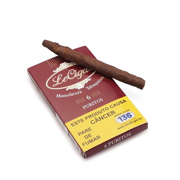 Cigarrilha Le Cigar Puritos - Pt (6)