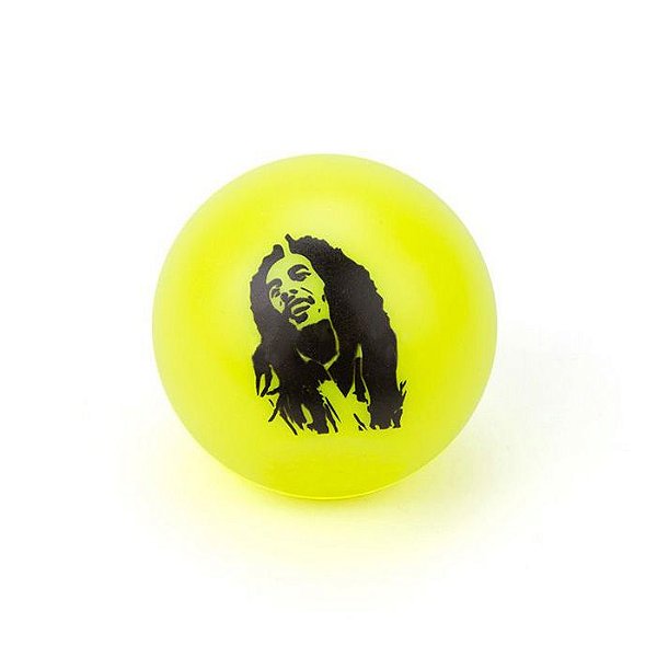 Dichavador de Plástico - Bob Marley Amarelo Fluorescente