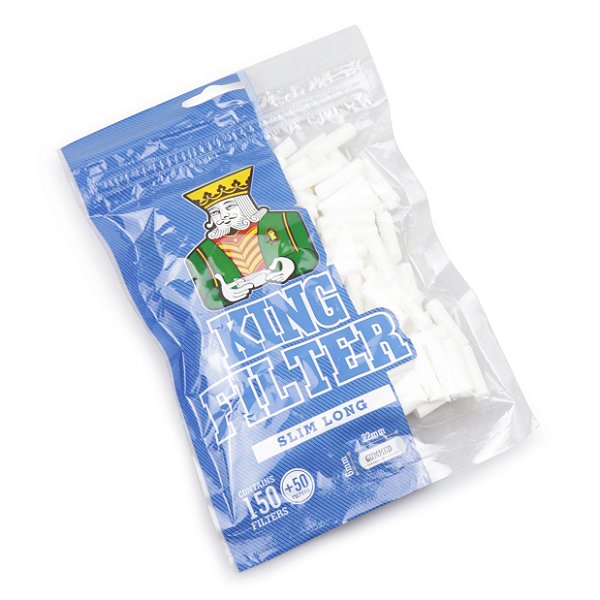 Filtro para Cigarro King Filter Slim de 6mm (Pacote com 200)