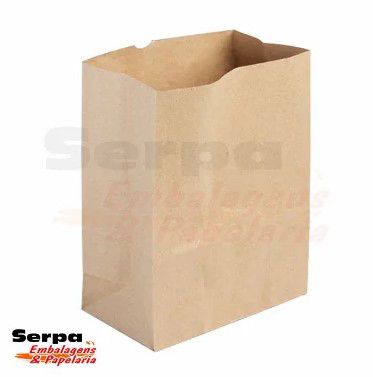 Saco de Papel Kraft - Saco para delivery