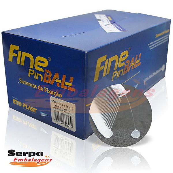 Pino Fine Pin Ball ANTIFURTO - Caixa com 5.000 pinos