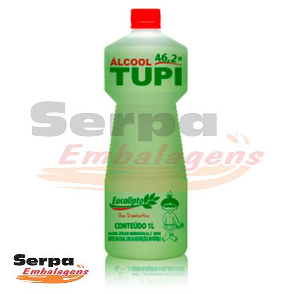 Álcool Líquido 1 Litro 46,2° Eucalipto - TUPI