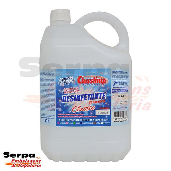 Desinfetante Eucalipto 5 litros - CLASSLIMP