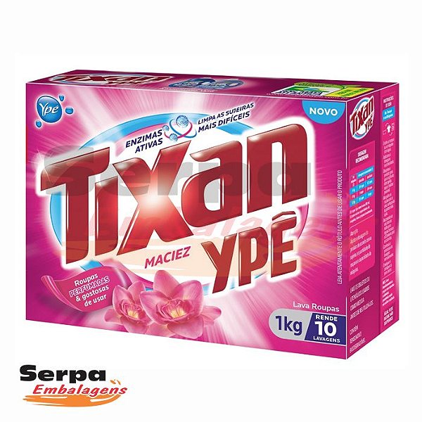 Sabão em Pó TIXAN YPÊ 1KG - MACIEZ ROSA