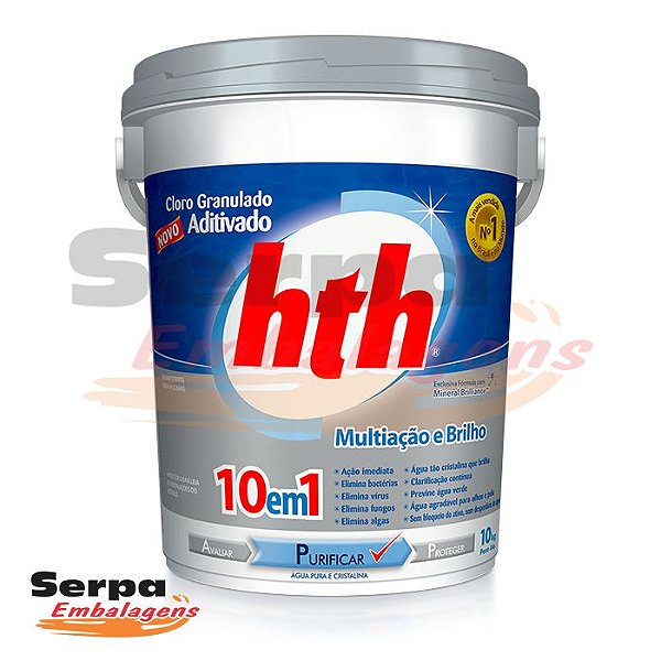 hth® Cloro Granulado Hipoclorito Cálcio 10 EM 1 HTH 10KG