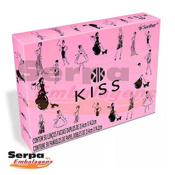 Lenço de Papel KISS FACIAL C/50