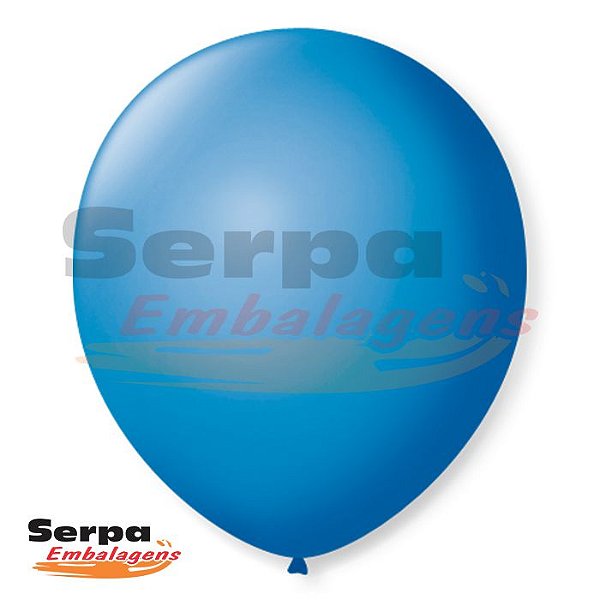 Balão n°7 Azul Turquesa - Pacote com 50 unidades