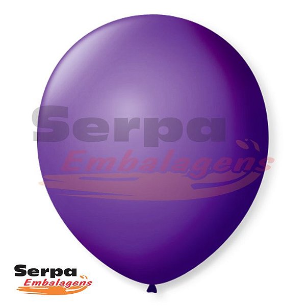 Balão n°7 Roxo Uva - Pacote com 50 unidades