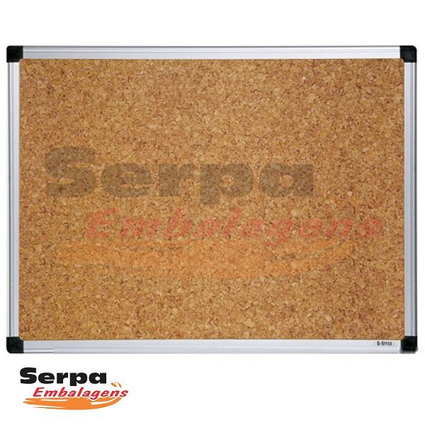 Serpa - Quadro de Cortiça com Moldura de Alumínio - Serpa Embalagens e  Papelaria - Utilidades, Limpeza e Escritório