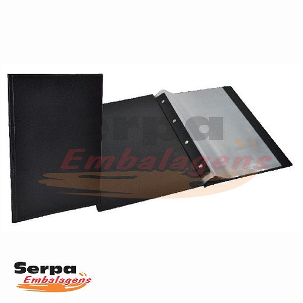 Pasta Catálogo 10 Envelopes Plásticos
