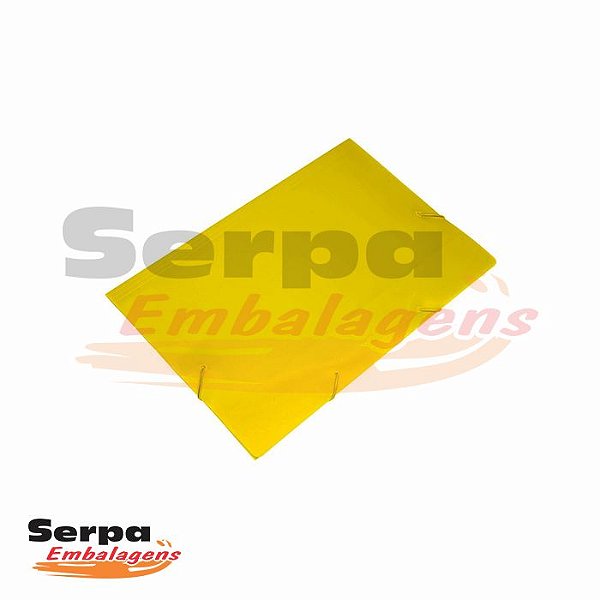 Pasta com Aba e Elástico A5 Amarelo