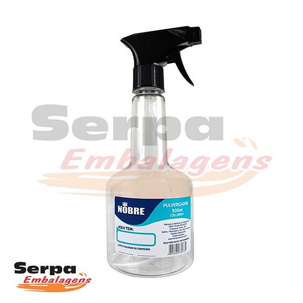 Pulverizador 500ml com Gatilho Preto