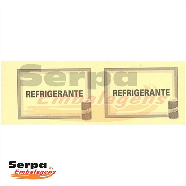 Ticket de Refrigerante com 100 unidades - 152x53mm