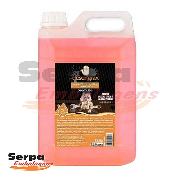 Sabonete Desengrax Limpeza Intensiva 5 Litros - Premisse