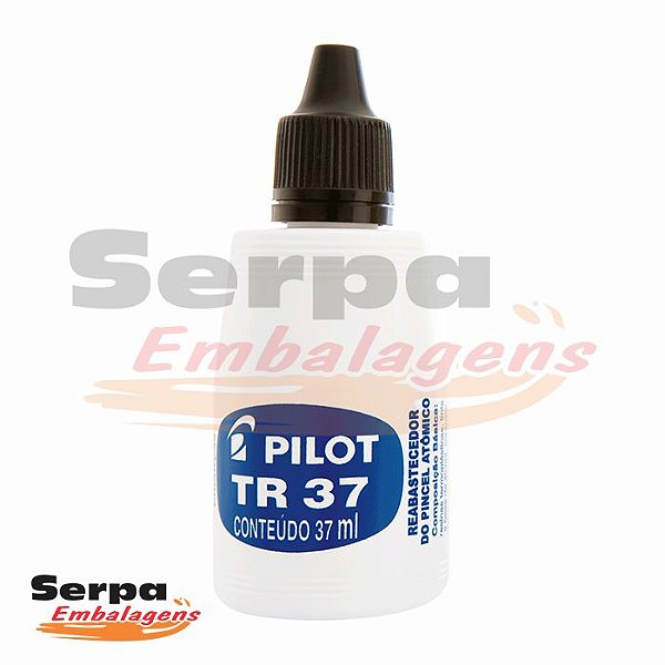 Tinta Reabastecedora para Pincel Atômico 37ml - PRETO TR 37