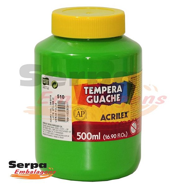 Tinta Guache 500ml Verde Folha